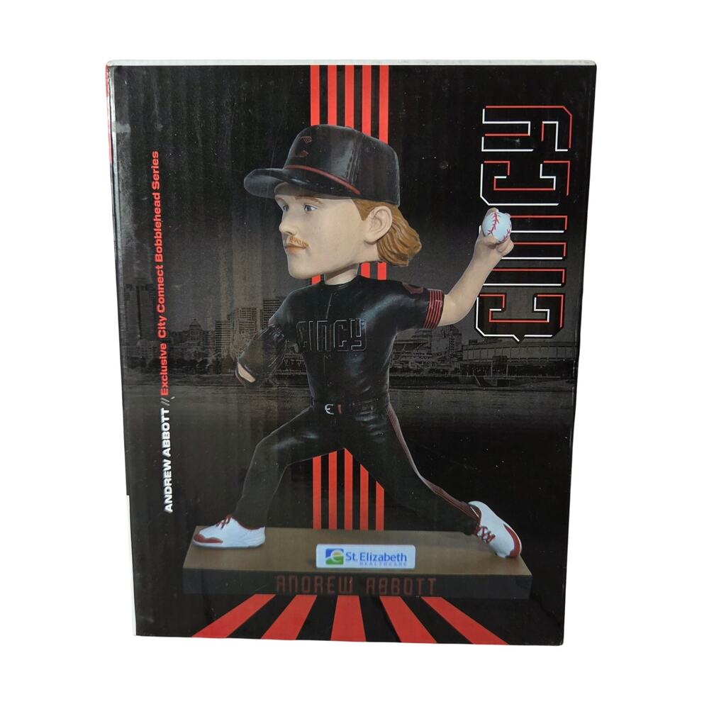 Andrew Abbott Cincinnati Reds 2026 Baseball Bobblehead w/ Box (St. Elizabeth)